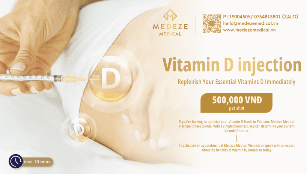 Vitamin D supplementation service at Medeze Vietnam.